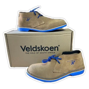 The Original Veldskoen with Helivate Branding