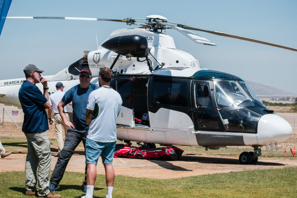 Airbus AS365 Dauphin Cape Town Helicopters display