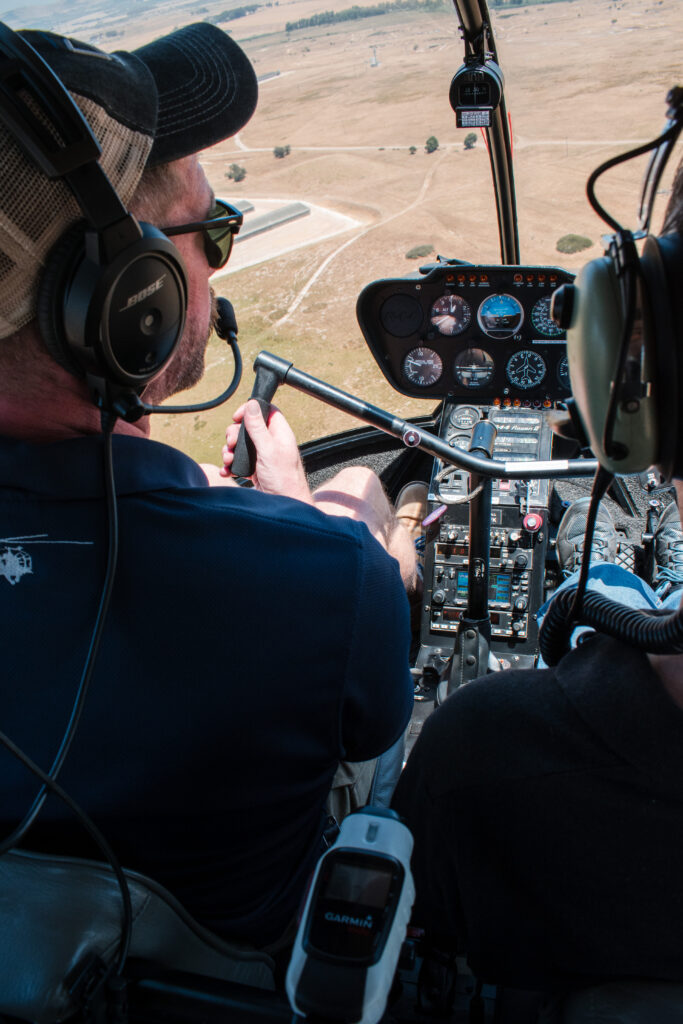 Helicopter introductory flight Cape Town