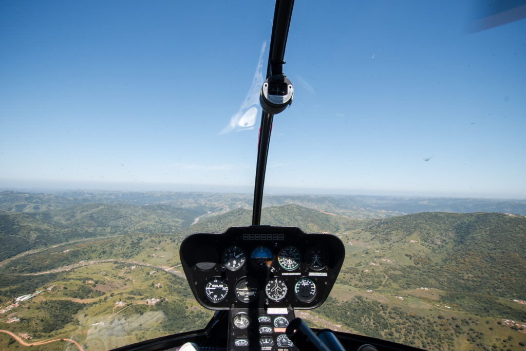 Freedom of flight doors off helicopter flight Johannesburg extreme adventure Helivate