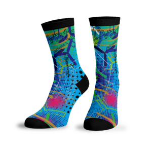 Helicopter Inspired Pop Art Socks by Helivate