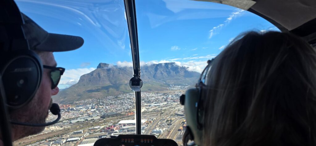 Self fly helicopter introductory flight Cape Town experience