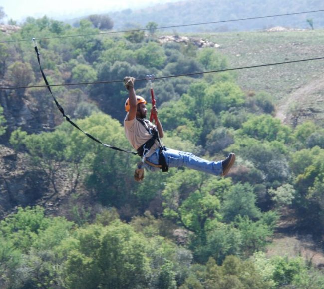 Zip line adventure tour canopy flight La Joya Lodge helicopter package