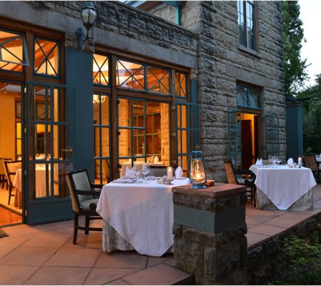 Executive luxury fine dining helicopter flight country estate experience