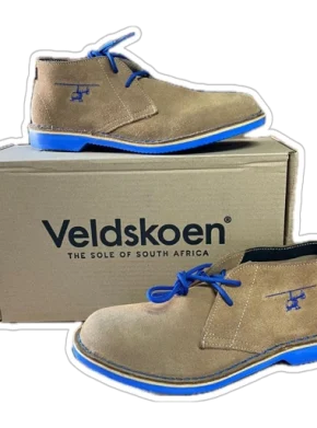 The Original Veldskoen with Helivate Branding
