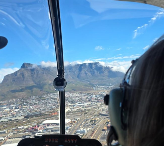 Self fly helicopter introductory flight Cape Town experience